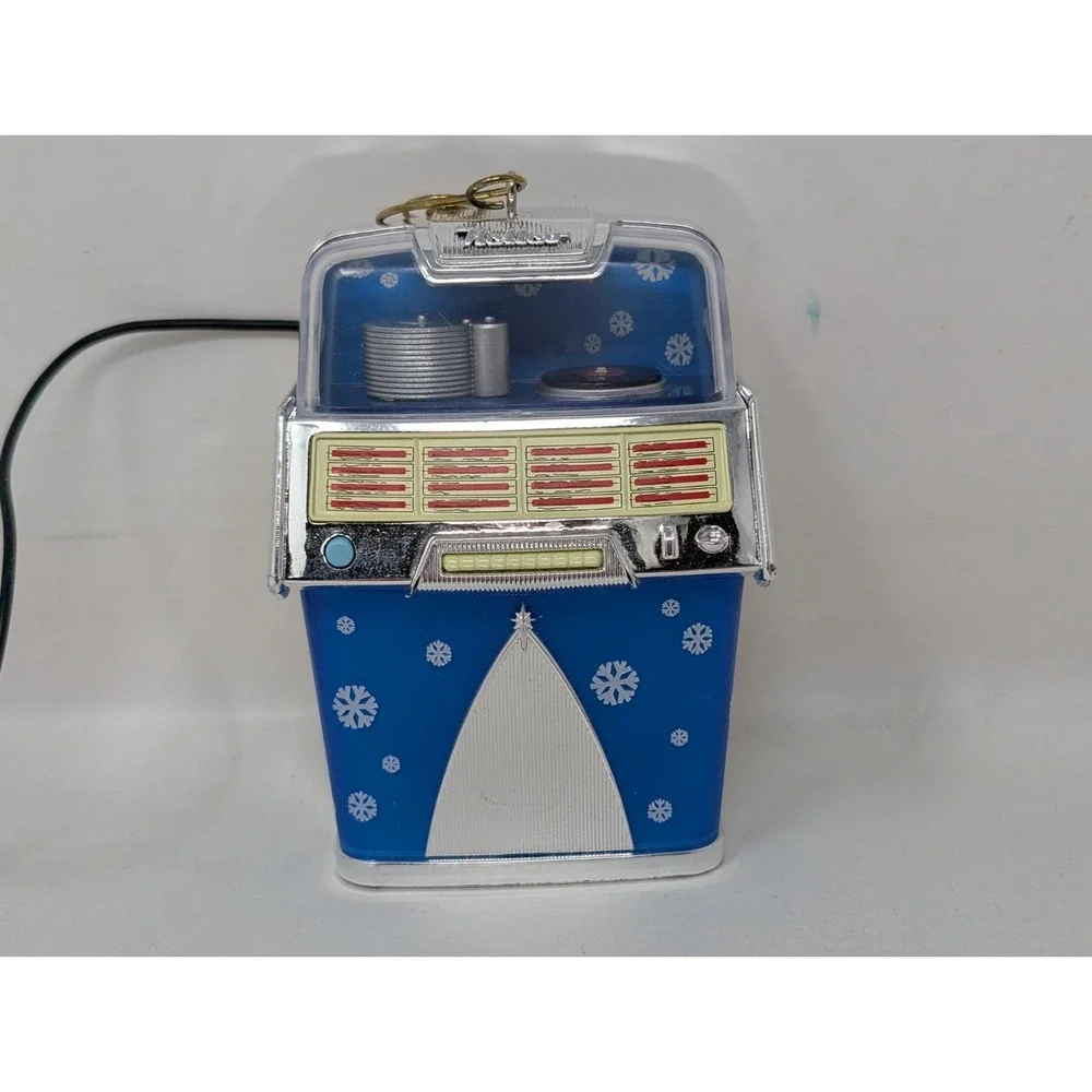 Hallmark‎ Keepsake Jolly Jukebox 2013 Christmas Ornament With Light & Sound Y2K